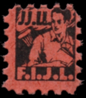 Juventudes Libertarias. Sin Valor. Rara. Peso= 15 Gramos. - Spanish Civil War Labels