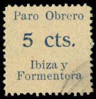 IBIZA Y FORMENTERA. 5 Cts. Tipos I Al IV. Raro Conjunto. Sofima 18/22. Rara Completa. Peso= 15 Gramos. - Spanish Civil War Labels