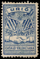 VALENCIA. 1900ca. Unió Catalo-Valenciana. Conjunto De 7 Distintas Viñetas. Nathan V-6. Peso= 15... - Spanish Civil War Labels