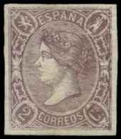 * 69P. 2 Ctos. Ensayo Violeta Negro En Lugar De Carmín. Gálvez 316. Precioso. Peso= 15 Gramos. - Variétés & Curiosités