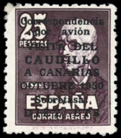 ** 1083. Canarias. Bonito Pese Ligera Manchita En Esquina Superior Izquierda. Certificado Cem (2005). Cat. 6000... - Autres & Non Classés