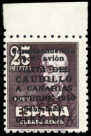 ** 1083. Caudillo A Canarias. Borde Superior De Hoja. Centraje Aceptable. Certificado Graus (1999). Cat. 6000... - Autres & Non Classés