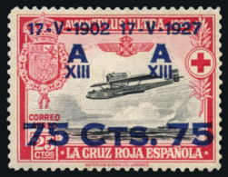 ** 388/91. Cruz Roja. Goma Tropicalizada En Algún Valor. Bien Centrada. Cat. 320 €. Peso= 15 Gramos. - Other & Unclassified