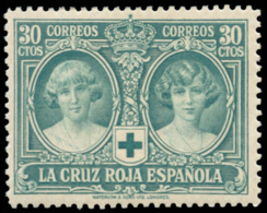 * 325/38. Cruz Roja. Muy Bonita. El 2 Cts. Ligeras Sombras Del Tiempo. Resto Muy Bonitos. Fijasellos Apenas... - Andere & Zonder Classificatie