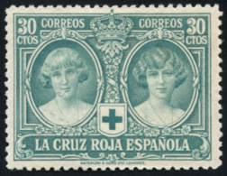 ** 325/38. Cruz Roja. Bonita. Cat. 390 €. Peso= 15 Gramos. - Other & Unclassified