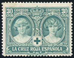 ** 325/338. Cruz Roja. Goma No Original. Muy Buen Aspecto. Cat. 405 €. Peso= 15 Gramos. - Other & Unclassified