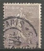 France - F1/216 - Type Semeuse Lignée - N°133 Obl. - 1903-60 Semeuse Lignée