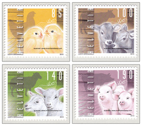 Switzerland 2013 (03) Farm Animals MNH ** - Nuovi