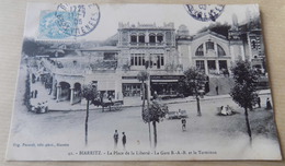 Biarritz - La Place De La Liberté - La Gare B.A.B. Et Le Terminus - Biarritz