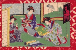 Japon   Illustrateur         Japonaises  Geishas - Andere & Zonder Classificatie