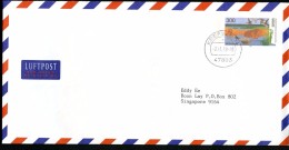 Bund USo7 Umschlag BODDENLANDSCHAFT FDC 2.11.1998 - Sobres - Usados