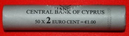 § FINLAND: CYPRUS ★ 2 CENTS 2009 UNC ROLL UNCOMMON! LOW START★ NO RESERVE! - Rollen