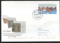 BUND USo11 Sonder-Umschlag BAYERISCHE BRIEFMARKEN 1999 Gebraucht - Covers - Used