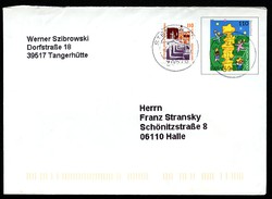 Bund USo19 Umschlag EUROPA Gebraucht 2001 - Sobres - Usados
