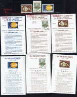 1962  First Ann. Of May 16 Revolution Stamps, Korean Sheets And  English Sheets With «POSTAG» Error  MH  RAR - Corea Del Sur