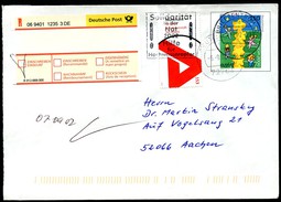 BUND USo20 II Umschlag Mit Druckvermerk EINSCHREIBEN Reutlingen 2002 - Covers - Used