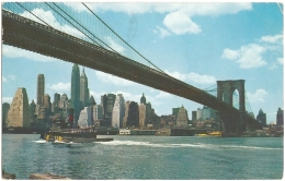 USA - NY - Brooklyn Bridge, New York City - Ed. Alfred Mainzer / ALMA N° C1915 (circ.) - Ponts & Tunnels