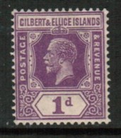 GILBERT & ELLICE ISLANDS  Scott # 28** VF MINT NH - Gilbert & Ellice Islands (...-1979)
