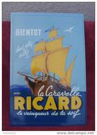 Plaque Métal "RICARD" Bateau Nouveau Modèle 2006. - Placas En Aluminio (desde 1961)