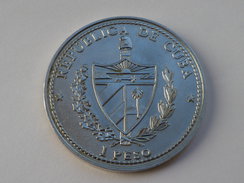 Cuba 1 Peso 1991  KM# 367-- 5° Centenaire Vélazquez     Acier Nickel                                  UNC SPL - Cuba