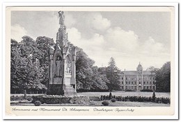 Driebergen-Rijsenburg, Seminarie Met Monument Dr. Schaepman ( Zie Linkerbenedenhoekje ) - Driebergen – Rijsenburg