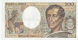 BILLET 200 FRANCS MONTESQUIEU - 200 F 1981-1994 ''Montesquieu''