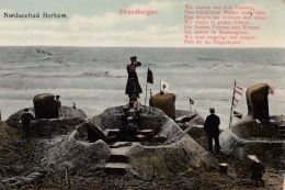 AK Nordseebad BORKUM -Strandburgen - Karte Nicht Gel - Borkum