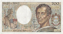 BILLET 200 FRANCS MONTESQUIEU - 200 F 1981-1994 ''Montesquieu''
