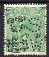 T1823 - AUSTRALIA 1/2 Penny Used WMK 6a  . Punctured OS NSW - Usati