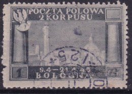 POLAND II Pol Corps 1946 Fi 3 Used - Vignette Della Liberazione