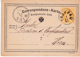 POLAND Austrian Postcard Troppau 1873 - ...-1860 Préphilatélie