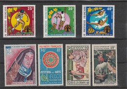 LOT 30 POLYNESIE PA N°93-94-95-71-63-2-1 ** - Collezioni & Lotti