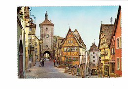 AK Rottenburg Rothenburg - 1961 - Rue Animée - Enseigne Cloche Cerf - Rottenburg