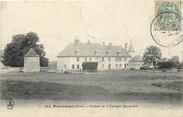 -ref-N647- Cher - Preveranges - Chateau De La Preugne - Façade Sud - Chateaux - Carte Bon Etat - - Préveranges