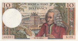 BILLET 10 FRANCS VOLTAIRE - 10 F 1963-1973 ''Voltaire''