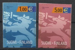 FINLANDE N° 1557 à 1558 Neuf Sans Charnière Année 2002 - Unused Stamps