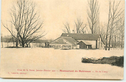 DEP 78 LIMAY L'ILE CRUE DE 1910 RESTAURANT LE ROBINSON - Limay