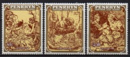 Penrhyn - 1986 - Yvert N° 330 à 332 ** - Noël - Penrhyn