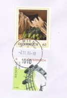 Fragment Wien Hopfen Weizen Roggen Riesenrad - Storia Postale