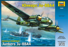 - ZVEZDA - Maquette  JUNKERS Ju-88A4 German Bomber  - 1/72°- Réf 7282 - - Flugzeuge