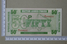 GREAT BRITAIN 50 NEW PENCE  -     2 SCANS - (Nº16980) - British Armed Forces & Special Vouchers