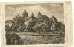 Allemagne Cpa Weingarten Bei Ravensburg Kloster Benedictinerabteil Abbaye Eau Forte Gravure - Ravensburg