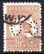 T1880 - AUSTRALIA , Official Stamps Gibbons114  Wmk 7 P.12 Usato . - Oficiales