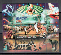 Jugoslawien / Yugoslavia / Yougoslavie 2002 Block/souvenir Sheet EUROPA ** - 2002