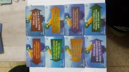 Brasil-ligue Ligue14ddd-(set A)-(8cards)-used Card+1card Prepiad Free - Brasilien