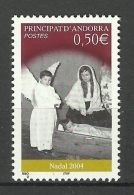 FRENCH ANDORRA 2004  CHRISTMAS  MNH - Ungebraucht