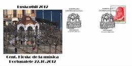 Spain 2012 - Special Postmark Euskophil 2012 Cent.of Music Kiosk Of Portugalete - Macchine Per Obliterare (EMA)