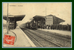 CPA Vigneux La Gare Voy Sem Train BP (pas Com !) - Vigneux Sur Seine