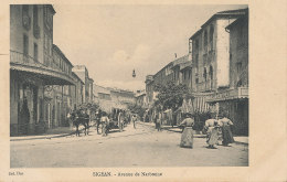 11 // SIGEAN    Avenue De Narbonne  Coll Huc  / Cachet Convoyeur  LA NOUVELLE A RIPAUD, Au Verso - Sigean