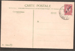 Russian Post Office On Postcard Constantinopel - Cartas & Documentos